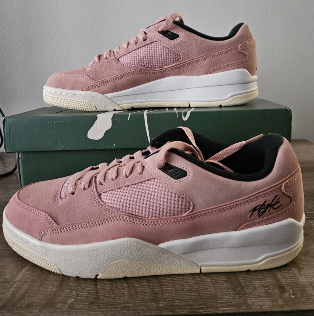 Mens Nike Jordan Air Flight Court, Rust Pink, Size 10